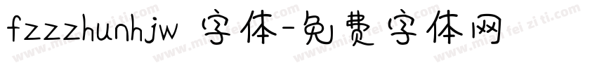 fzzzhunhjw 字体字体转换